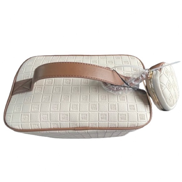 NEW Steve Madden Oatmeal Cosmetic Case - Picture 7 of 16
